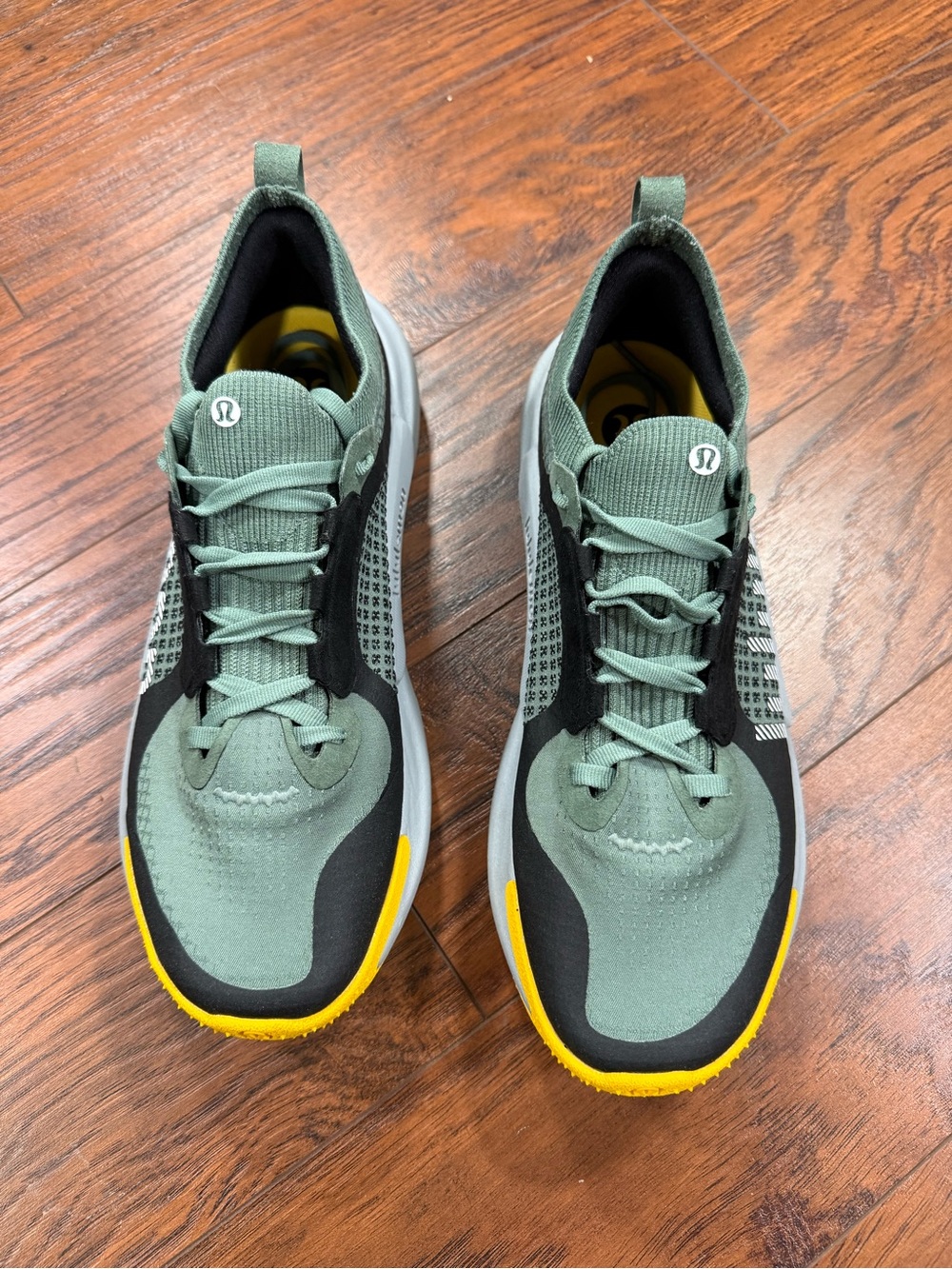 Lululemon Green & Yellow Athletic Sneakers - Picture 10 of 16
